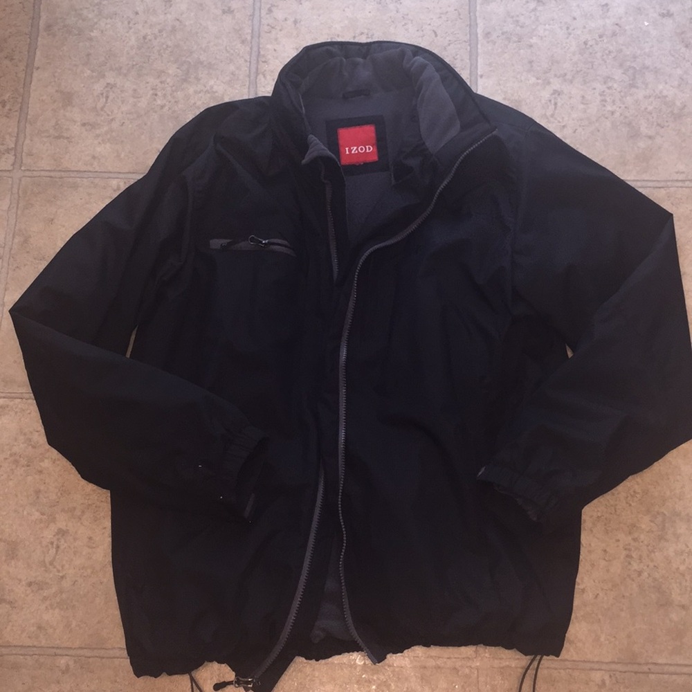 IZod Men Water Resistant Jacket w/ Fleece lining